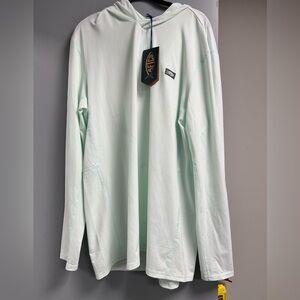 Men’s AFTCO UPF 40 long sleeve with hood fishing shirt